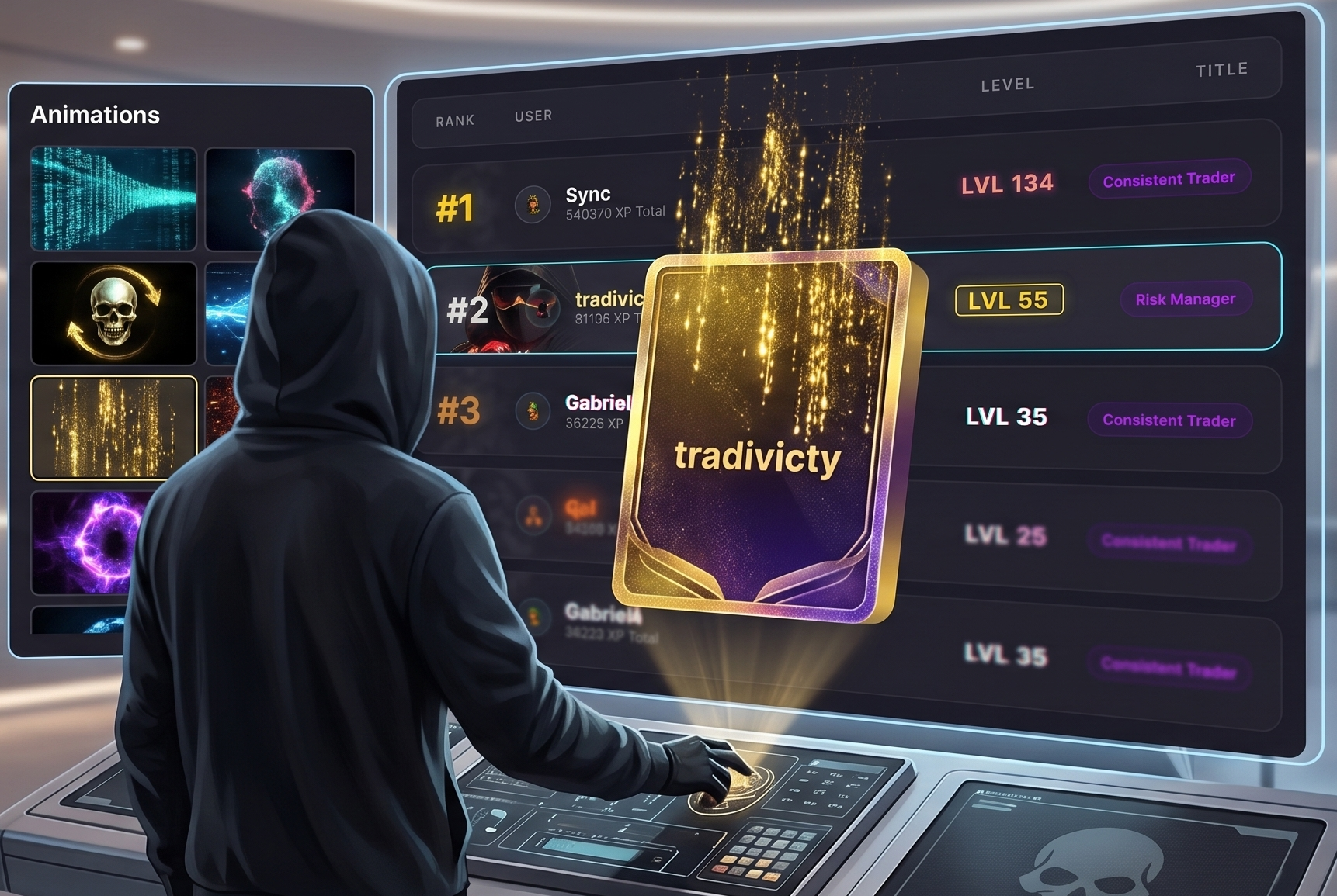 Personnalisation de l'Application Tradivicty